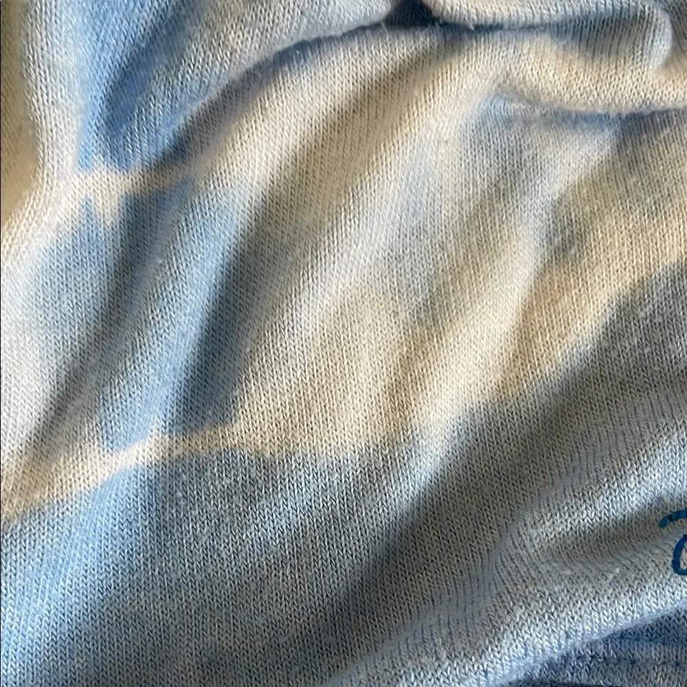 Justice Blue and White Relaxed Fit Shorts